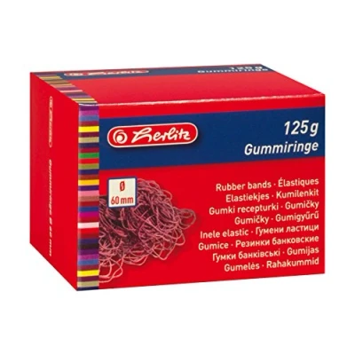 Obrázek Herlitz Gumové kroužky 125 g 60 mm