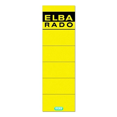 Obrázek ELBA 100420949 štítky Rado balení 10 ks široké a krátké, samolepicí žluté