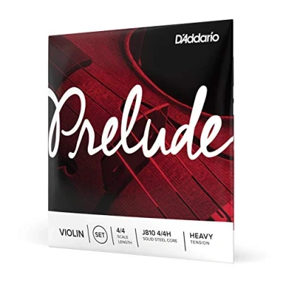 Obrázek D&#039;Addario Houslové struny Strings Prelude Violin J810 4/4H 4/4 Scale, Heavy Tension kompletní sada
