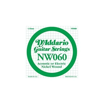 Obrázek D&#039;Addario NW060 niklová struna pro kytary 0,15 cm (0,060 palců)