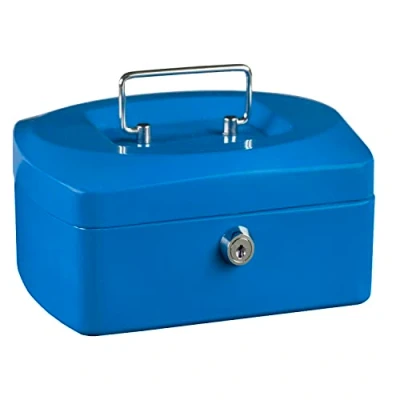 Obrázek Idena 50030 kazeta na peníze 8&quot;, velikost 205 x 160 90 mm, barva modrá, 1 kus