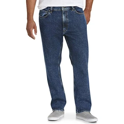 Obrázek Amazon Essentials Pánské strečové džíny, rovný střih, střední sepraní, 33 W / 32 L