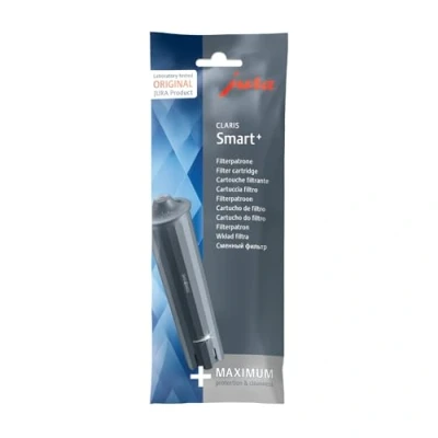 Obrázek JURA originál CLARIS Smart+ filtrační patrona s automatickým rozpoznáním filtru hygiena certifikací TÜV balení 1 ks 24232, šedá