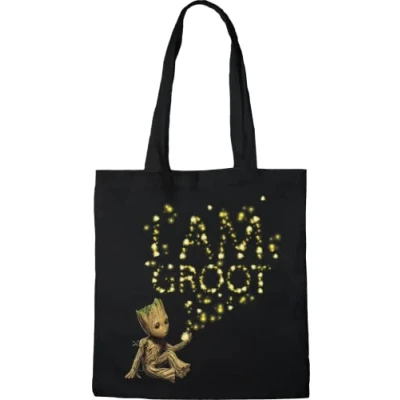 Obrázek Marvel BWGUGAMBB001 BAG I AM GROOT, schwarz, 38 x 40 cm