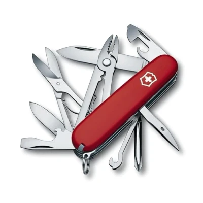 Obrázek Victorinox Nůž kapesní Deluxe Tinker (17 funkcí, šroubovák Phillips, kombinované kleště, nůžky) červená