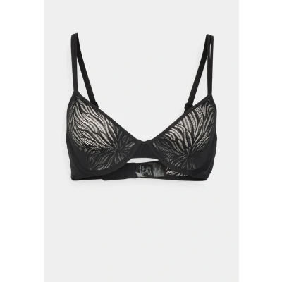 Obrázek Calvin Klein Underwear Unlined DEMI Sheer Marquisette Trojúhelníková podprsenka, Ženy, Velikost: 70A, Black