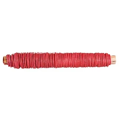 Obrázek Rayher Hobby 24116287 Papírový drát, 0,55 mm ø, na dřevěném obalu 50 g, cca 20 m, drát pro kutily, papír ovinutý klasický krot