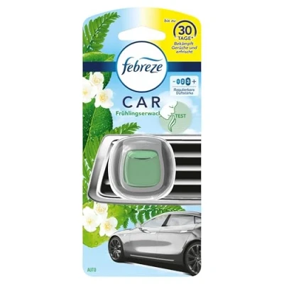 Obrázek Febreze Osvěžovač vzduchu do auta 2 ml, Auto Clip Startovní sada jarní probuzení, vůně proti pachům (barva se může lišit)