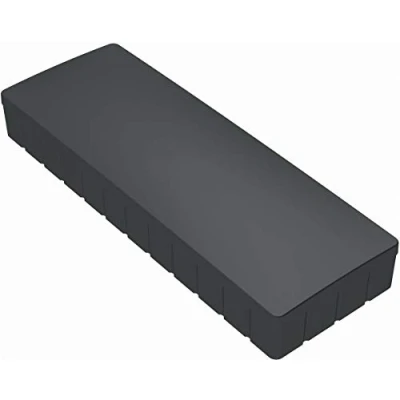Obrázek MAUL magnety MAULsolid 54 x 19 mm (10 kusů) Mini z plastu s vysokou přilnavostí Silné pro bílou tabuli a magnetickou ideální do kanceláře, domácí kanceláře dílny černé