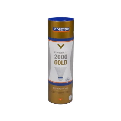 Obrázek VICTOR Nylon Shuttle 2000 zlato bílá modrá