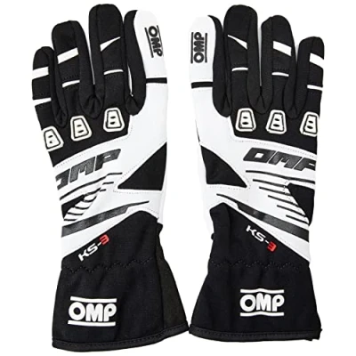 Obrázek OMP OMPKK02743E076M My2018 Ks 3 rukavice Size M černé / bílé
