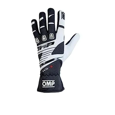 Obrázek OMP OMPKK02743E076XXS My2018 Ks 3 rukavice černé / bílé Size XXS