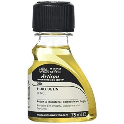 Obrázek Winsor &amp; Newton 2621723 Artisan olej lněný pro vodou míchatelné olejové barvy, láhev 75 ml