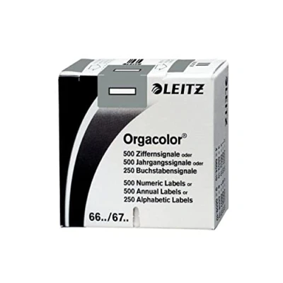 Obrázek Leitz 66181000 Orgac Tricolor písmeno signální I, 250 ks, šedá