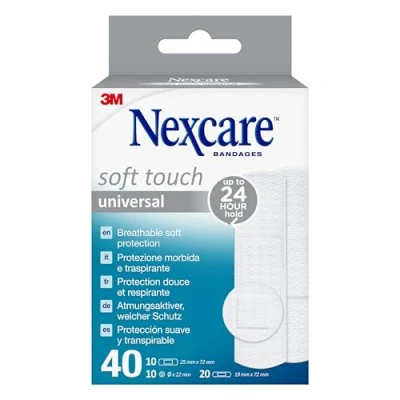 Obrázek Nexcare N0540AS, 40 Náplast proužky, ,