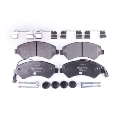 Obrázek HELLA PAGID brzdové destičky vpředu s výstražným kontaktem čtyři v sadě T2201 pro mj. CITROEN / FIAT PEUGEOT 8DB 355 019 901