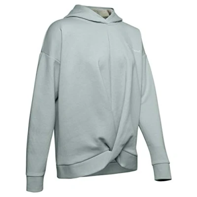 Obrázek Under Armour Damen Oberteil Recovery Fleece Wrap Po Hoodie, Grün, SM, 1344167 189