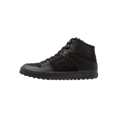 Obrázek DC Shoes PURE Unisex Šněrovací kotníkové boty, Velikost: 44.5, Black Kůže a textil