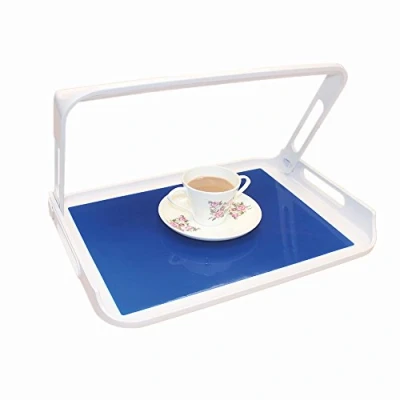 Obrázek NRS Healthcare Handi Tray s protiskluzovou podložkou/zaklapávací rukojetí