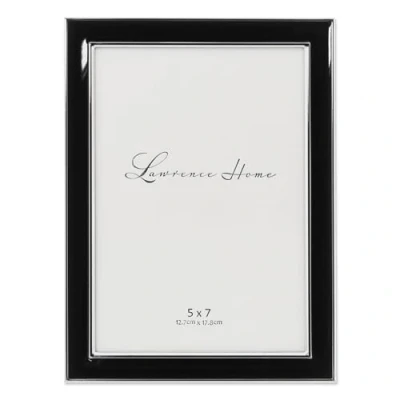 Obrázek Lawrence 586057 Bilderrahmen, versilbertes Metall, 12,7 x 17,8 cm, Schwarz