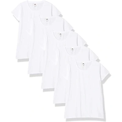 Obrázek Fruit of the Loom Dámské Regular Fit tričko, bílá (bílá 30)