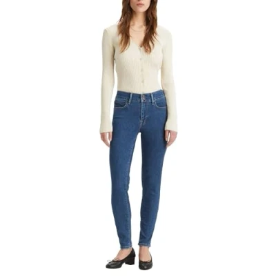 Obrázek Levi&#039;s Dámské 711 Double Button Jeans, Slight Twist, 29 W/32 L
