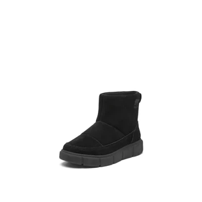 Obrázek Sorel Explorer III SLIP ON WP Kotníkové boty na platformě, Ženy, Velikost: 39, Black/sea salt Semiš