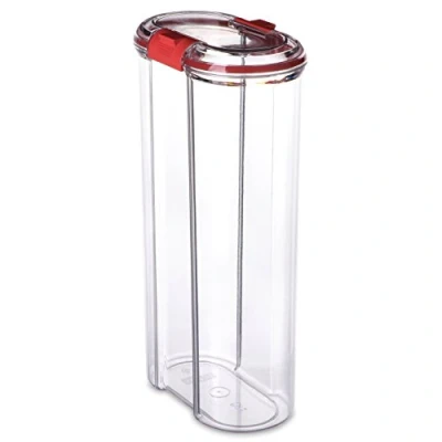 Obrázek Tatay Küchendose mit Sicherheitsverschluss, 2.5L Fassungsvermögen, luftdicht, BPA frei, spülmaschinenfest, transparent. Masse 9 x 15,5 29 cm