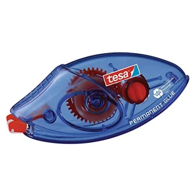 Obrázek tesa váleček Permanent ecoLogo Jednorázový ekologické lepidlo s PET páskou odolnou proti roztržení 8,5 m x 8,4 mm