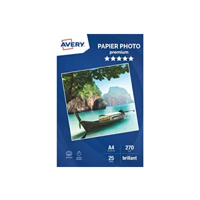 Obrázek Avery Fotopapír 2739, lesklý, A4, 270 g/m², 25 listů