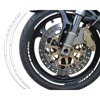 Obrázek Foliatec PIN Striping Racing, ozdobné proužky pro motocykly, samolepicí, odolné vůči mytí v myčce, sportovní vzhled závodním stylu, bílé