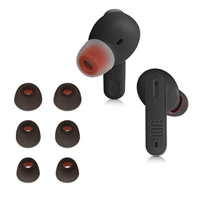 Obrázek kwmobile 6X polstrování kompatibilní s JBL Tune 230 NC TWS / T230NC 3 velikosti Silikonová sluchátka do uší