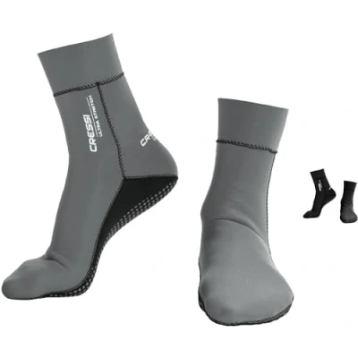 Obrázek CRESSI ultra Stretch vodotěsné boty pánské surfování potápění vodní sporty neoprenové ponožky elastický termický neopren 1,5 mm, protiskluzové otěruvzdorné unisex