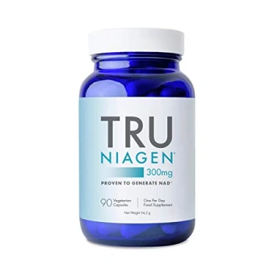Obrázek TRU NIAGEN Nikotinamid Riboside NAD+ doplněk, patentovaná formule NR, 300 mg v jedné kapsli/300 na porci 30 dní (3 měsíce / 1 láhev)