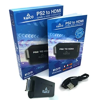 Obrázek Kaico Edition Playstation 2 PS2 HDMI Converter na Component to Adaptor Play on Your TV Retro Gaming adaptér
