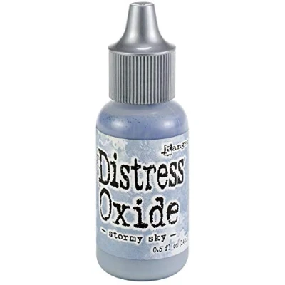 Obrázek Tim Holtz Distress Oxides Reinkers Stormy Sky Release 4