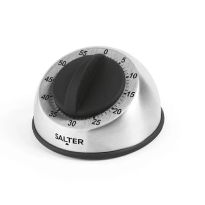 Obrázek Salter 338 SSBKXR15 spínací hodiny 60 minut mechanické, analogová kuchyňská minutka, spolehlivá doba vaření analogové hodiny, odpočítávací mechanismus na hodinový stroj, hlasitý kroužek, časovač,