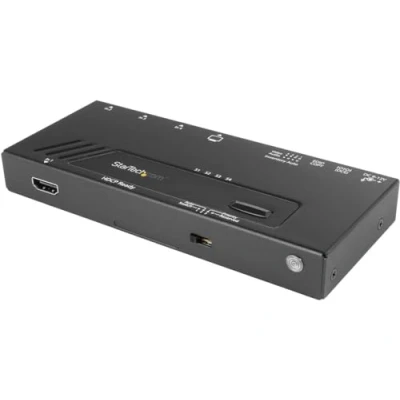 Obrázek StarTech.com 4 Port HDMI automatischer Video Switch, 4K 2x1 Switch mit Fast Switching, Auto Sensing und Serial Control