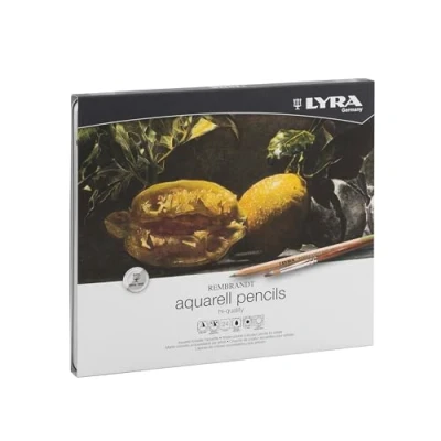 Obrázek LYRA 2011240 Rembrandt Aquarell kovové pouzdro s 24 akvarelovými pastelkami, různé barvy