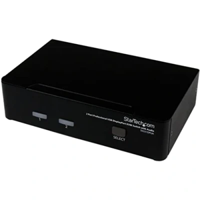 Obrázek StarTech.com 2 porty DisplayPort USB KVM Switch přepínač s audio