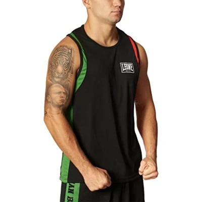 Obrázek LEONE 1947, Boxweste, Unisex Erwachsene, Schwarz, XL, AB721