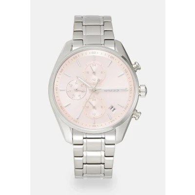 Obrázek BOSS Grand TOUR Ladies Hodinky se stopkami silvercoloured/pink, Ženy, Velikost: One Size, Silver coloured/pink