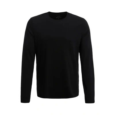 Obrázek Armani Exchange Pánské tričko s dlouhým rukávem 8nzm77, černá, m