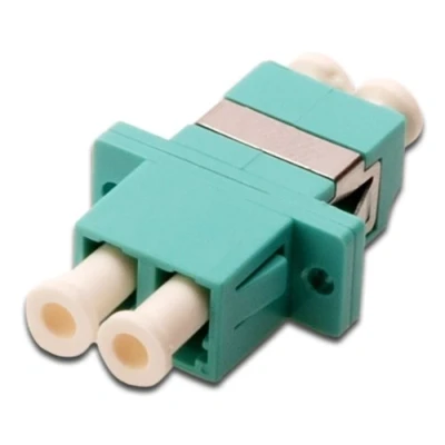 Obrázek DIGITUS LWL Kupplung LC / OM3 Multimode Fibre Optic Netzwerk Technik Farbe Aqua