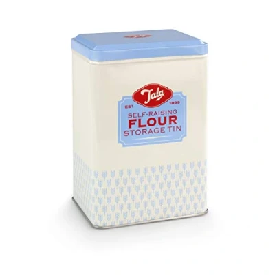 Obrázek Tala Self Raising Flour Tin, kov, modrá, 12x9. 5x19 cm