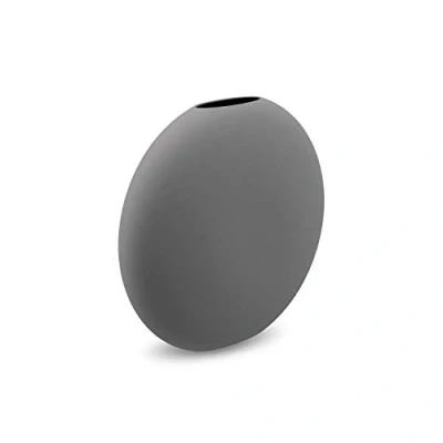 Obrázek Cooee Design Váza pastilka z keramiky ručně vyrobená v šedé barvě, průměr: 15 cm, výška: 14 HI 028 024 GY