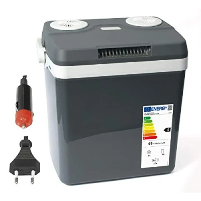 Obrázek Dino Kraftpaket chladicí box 12 V 230 (hřeje a chladí), Výška: 44 cm, Elektrický zahřívací box, termoelektrický termobox do auta, člunu, na kempování, A++ s režimem ECO.
