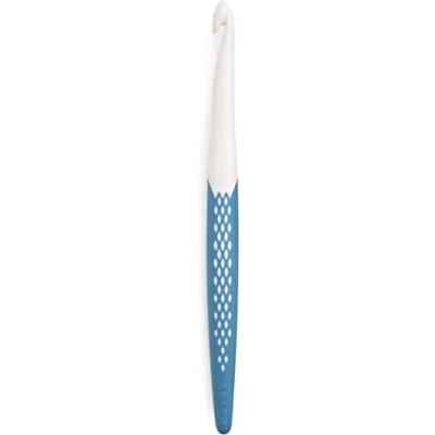 Obrázek Prym, Ergonomická vlněná háčkovací jehlice do bazénu 218491, plast, 9,0 mm 18 cm