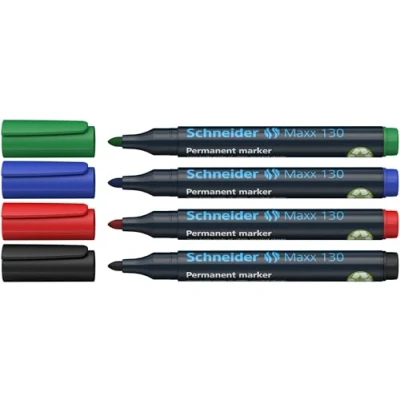 Obrázek psací potřeby Schneider permanentní popisovač Maxx 130, 1 3 mm,, tříděné