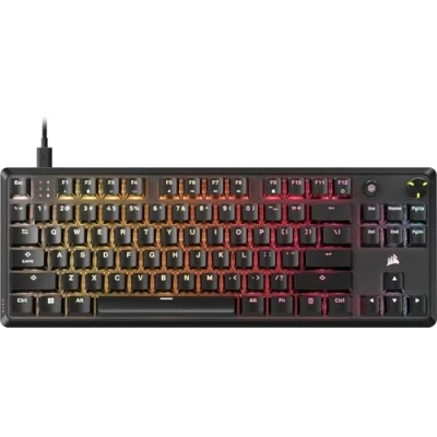 Obrázek Corsair Mechanická herní klávesnice K70 CORE TKL RGB Tenkeyless předmazané MLX Red v2lineární přepínače dvouvrstvé tlumení zvuku ABS Double Shot Keycaps QWERTY NA černá